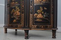 LF66764: Chinoiserie Decorated 4 Door Commode Cabi