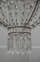 F65481: Crystal Prism Silver Decorator Chandelier 