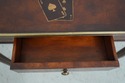 F66722: THEODORE ALEXANDER Leather Top Games Table