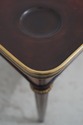 F66722: THEODORE ALEXANDER Leather Top Games Table