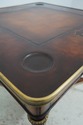 F66722: THEODORE ALEXANDER Leather Top Games Table