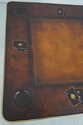 F66722: THEODORE ALEXANDER Leather Top Games Table