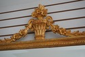 66931: Gold Gilt Urn Top Horizontal Mirror