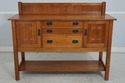 66958: STICKLEY Mission Oak Sideboard w. Backsplas