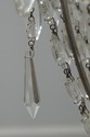 F65481: Crystal Prism Silver Decorator Chandelier 