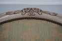 F71659: Pair BAKER French Louis XV Damask Upholste