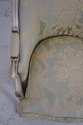 F71659: Pair BAKER French Louis XV Damask Upholste