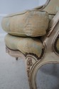 F71659: Pair BAKER French Louis XV Damask Upholste