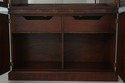 71541: HENREDON Dome Top Mahogany China Cabinet