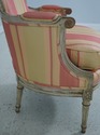 71660: Pair BAKER French Louis XVI Upholstered Ber