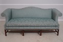 71661: HANCOCK & MOORE Damask Upholstered Chippend