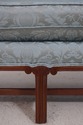 71661: HANCOCK & MOORE Damask Upholstered Chippend