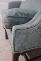 71661: HANCOCK & MOORE Damask Upholstered Chippend