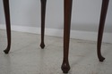 71605: KINDEL Oxford Mahogany Queen Anne Tea Table