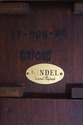 71605: KINDEL Oxford Mahogany Queen Anne Tea Table