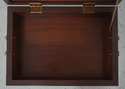 L71056: BAKER Inlaid Mahogany Flip Top Box Stand