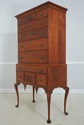 L71621: DR DIMES Cherry Flat Top 2 Piece Highboy