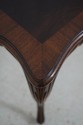 L70755: Pair KARGES French Louis XV Walnut End Tab