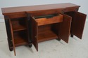 71664: BAKER Neoclassical Mahogany Sideboard w. Bl