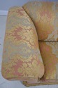 71654: BAKER Damask Upholstered Sofa w. Bullion Fr