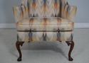 62939EC: SOUTHWOOD Queen Anne Flame Stitched Wing 