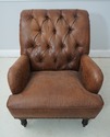 62893: PIER ONE Tufted Lounge Chair and Matching O