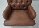 62893: PIER ONE Tufted Lounge Chair and Matching O