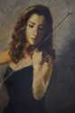 F62910EC: Large Framed Oil Painting On Canvas Of F