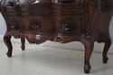 L62842EC: Italian Marble Top Commode Chest w. Carv