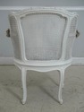 62954EC: French Cane Back Painted Finish Decorativ