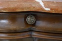 L62842EC: Italian Marble Top Commode Chest w. Carv