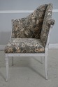 62957EC: Pair Hollywood Regency Custom Upholstered