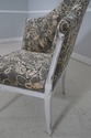 62957EC: Pair Hollywood Regency Custom Upholstered