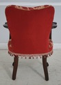 62956EC: Vintage Eagle Carved Arms Chair w. New Up