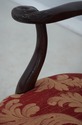 62956EC: Vintage Eagle Carved Arms Chair w. New Up