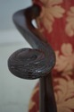 62956EC: Vintage Eagle Carved Arms Chair w. New Up