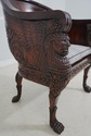 F62511EC: Monumental Ornately Carved Throne Chair 