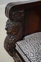 F62511EC: Monumental Ornately Carved Throne Chair 