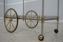 66977: Regency Style Brass & Steel Tea Cart Desser