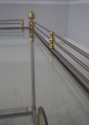 66977: Regency Style Brass & Steel Tea Cart Desser