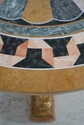 66959: Stunning Italian Pietra Dura Marble Round C