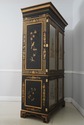 70937: EJ VICTOR Chinoiserie Eglomise Mirror Door 