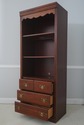 F71724: BROYHILL Cherry Open Bookcase Wall Unit Ca