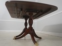 L71404: HENKEL HARRIS Mahogany Double Pedestal Din