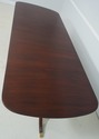 L71404: HENKEL HARRIS Mahogany Double Pedestal Din