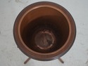 L71685: Adams Style Inlaid Mahogany Planter w. Cop