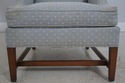 71674: DREXEL Chippendale Mahogany Wing Back Loung