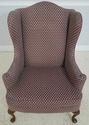 71675: KITTINGER BIGGS Queen Anne Mahogany Wing Ch