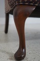 71675: KITTINGER BIGGS Queen Anne Mahogany Wing Ch