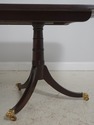 L70904: STICKLEY Mahogany Double Pedestal Dining T